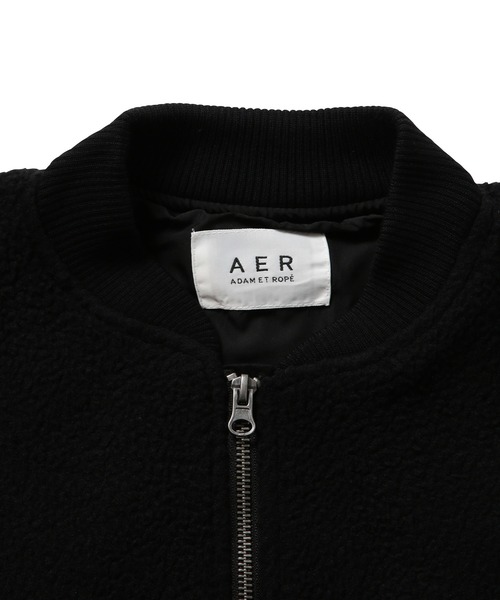 ADAM ET ROPE'（アダムエロペ）の「【アウトレット店舗・WEB限定】ボアMA1ブルゾン（ブルゾン・メンズ・ブラック/ダークブラウン・LL/M/L）」の7枚目の写真