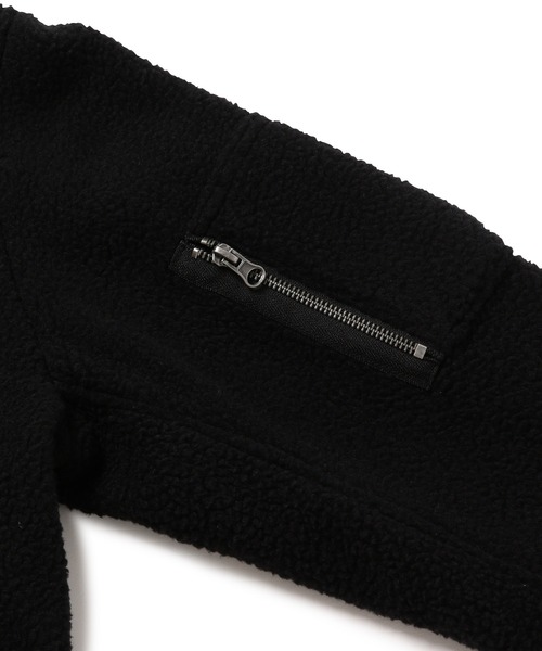 ADAM ET ROPE'（アダムエロペ）の「【アウトレット店舗・WEB限定】ボアMA1ブルゾン（ブルゾン・メンズ・ブラック/ダークブラウン・LL/M/L）」の10枚目の写真