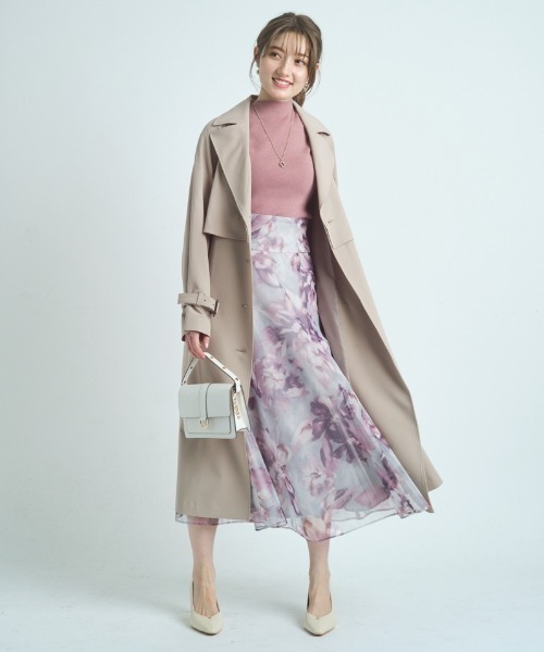 ケープ風トレンチコート