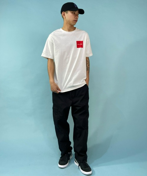 CHOCOLATE（チョコレート）の「【ムラサキスポーツ別注】Chocolate/チョコレート ルーズシルエット バックプリントTシャツ/ブランドロゴカットソー CW43MT01（Tシャツ/カットソー・メンズ・ホワイト/ブラック・M/L/XL）」の15枚目の写真