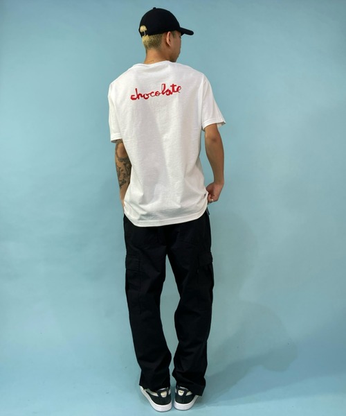 CHOCOLATE（チョコレート）の「【ムラサキスポーツ別注】Chocolate/チョコレート ルーズシルエット バックプリントTシャツ/ブランドロゴカットソー CW43MT01（Tシャツ/カットソー・メンズ・ホワイト/ブラック・M/L/XL）」の14枚目の写真