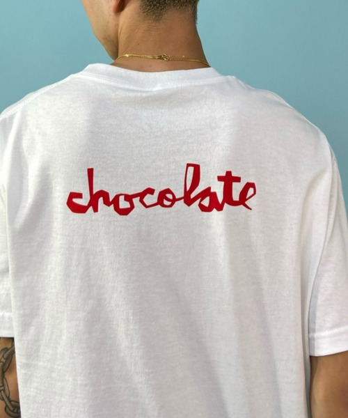 CHOCOLATE（チョコレート）の「【ムラサキスポーツ別注】Chocolate/チョコレート ルーズシルエット バックプリントTシャツ/ブランドロゴカットソー CW43MT01（Tシャツ/カットソー・メンズ・ホワイト/ブラック・M/L/XL）」の16枚目の写真