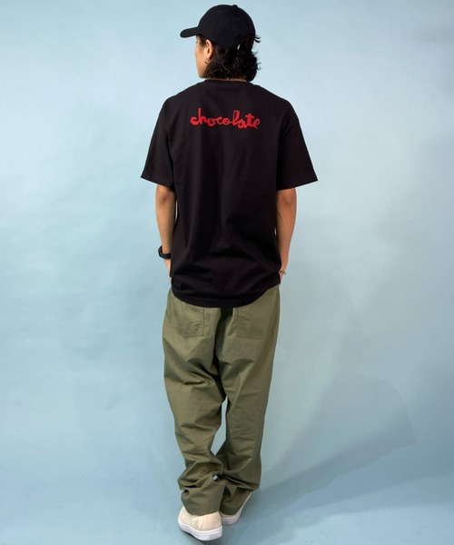 CHOCOLATE（チョコレート）の「【ムラサキスポーツ別注】Chocolate/チョコレート ルーズシルエット バックプリントTシャツ/ブランドロゴカットソー CW43MT01（Tシャツ/カットソー・メンズ・ホワイト/ブラック・M/L/XL）」の9枚目の写真