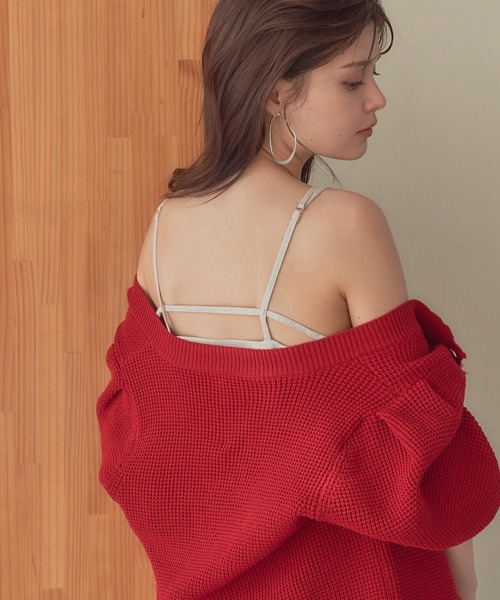 titivate（ティティベイト）の「リネン混ダブルストラップワンピース（ワンピース・レディース・ブラウン/グリーン/ブラック/ナチュラル・M/L/S）」の20枚目の写真