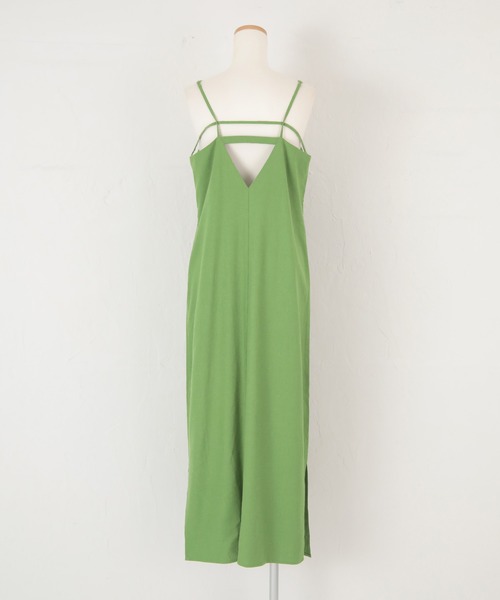 titivate（ティティベイト）の「リネン混ダブルストラップワンピース（ワンピース・レディース・ブラウン/グリーン/ブラック/ナチュラル・M/L/S）」の18枚目の写真