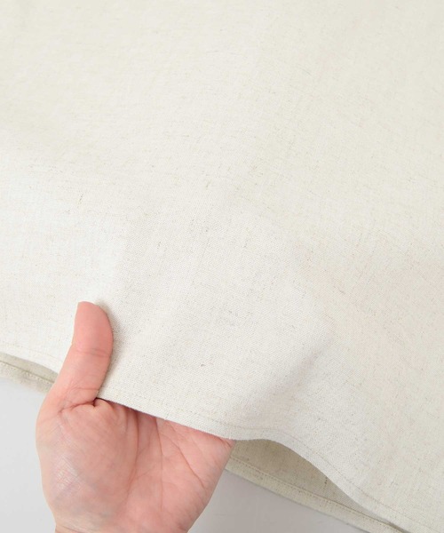 titivate（ティティベイト）の「リネン混ダブルストラップワンピース（ワンピース・レディース・ブラウン/グリーン/ブラック/ナチュラル・M/L/S）」の11枚目の写真