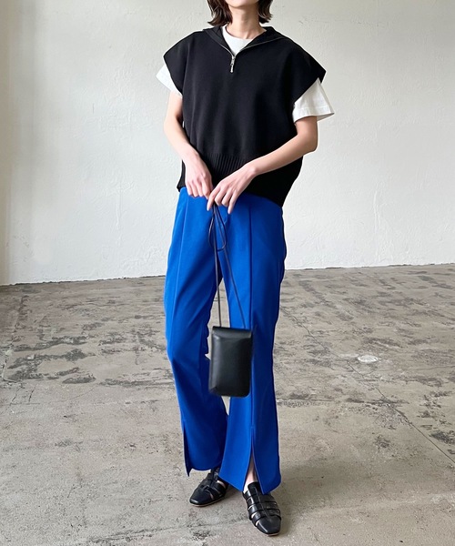 LIAN（リアン）の「ストレッチカラーフレアパンツ（その他パンツ・レディース・ブラック/レッド/ブルー/グリーン・SMALL/MEDIUM）」の12枚目の写真