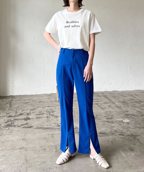 LIAN（リアン）の「ストレッチカラーフレアパンツ（その他パンツ・レディース・ブラック/レッド/ブルー/グリーン・SMALL/MEDIUM）」の13枚目の写真