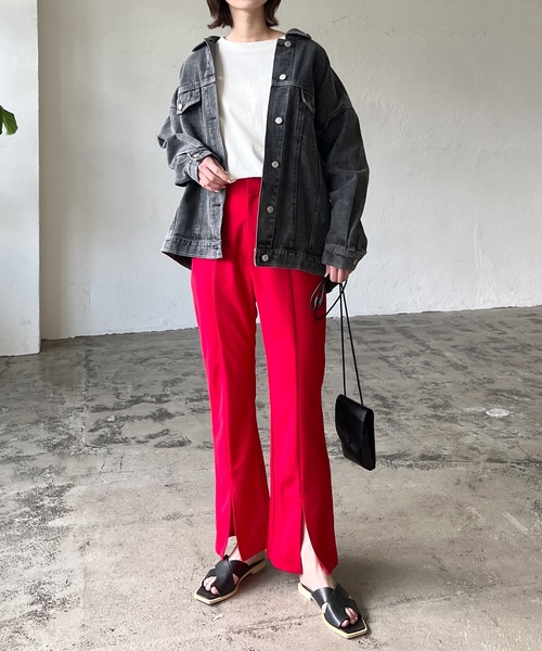 LIAN（リアン）の「ストレッチカラーフレアパンツ（その他パンツ