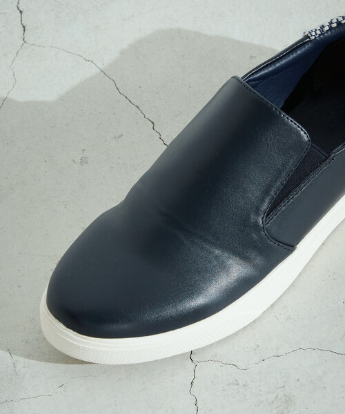 ONIGIRI（オニギリ）の「【一部店舗限定】スリッポンスニーカー（スニーカー・レディース・ネイビー/ホワイト・24.5cm/23.5cm）」の14枚目の写真