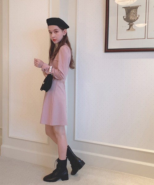 lissi Boutique(リージーブティック)の「【lissi Boutique】2wayレースサロペットワンピースセットアップ(ワンピース・レディース・ピンク・FREE)」の12枚目の写真