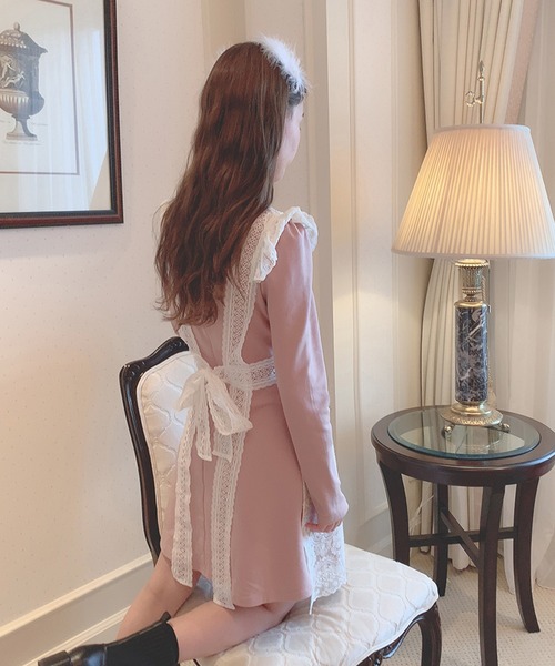 lissi Boutique(リージーブティック)の「【lissi Boutique】2wayレースサロペットワンピースセットアップ(ワンピース・レディース・ピンク・FREE)」の19枚目の写真