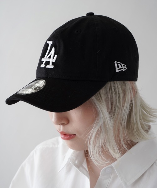 NEW ERA（ニューエラ）の「【NEW ERA / ニューエラ】Los Angeles Dodgers・ロサンゼルス ドジャース チームロゴ刺繍 ローキャップ（キャップ・レディース・ベージュ/ブルー/ブラック/ホワイト・ONESIZE）」の8枚目の写真