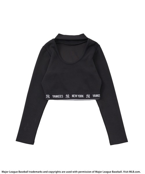 BACK TO THE FIELD（バック トゥー ザ フィールド）の「【MLB】ラインロゴコンパクトハイネックトップス（Tシャツ/カットソー・レディース・ブラック/グレー/グリーン・FREE）」の11枚目の写真