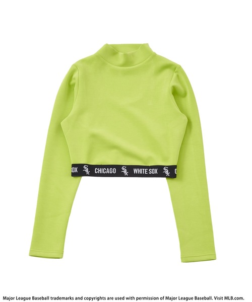 BACK TO THE FIELD（バック トゥー ザ フィールド）の「【MLB】ラインロゴコンパクトハイネックトップス（Tシャツ/カットソー・レディース・ブラック/グレー/グリーン・FREE）」の14枚目の写真