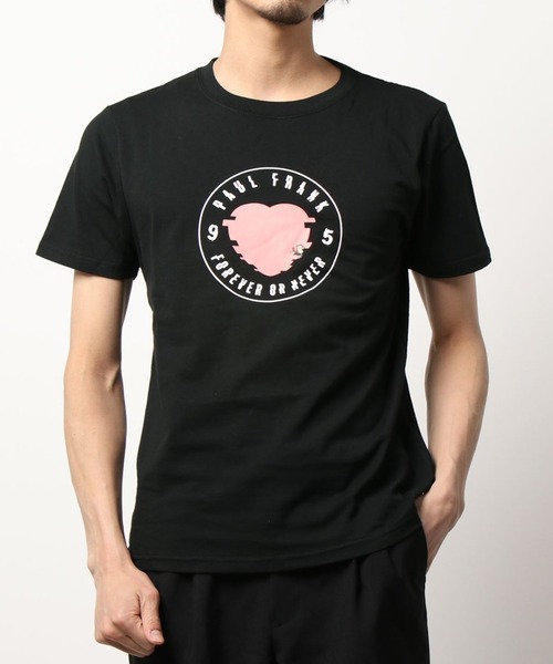 Paul Frank（ポールフランク）の「ハートTシャツ（Tシャツ/カットソー・メンズ・ホワイト/ブラック・LL/M/L）」の2枚目の写真