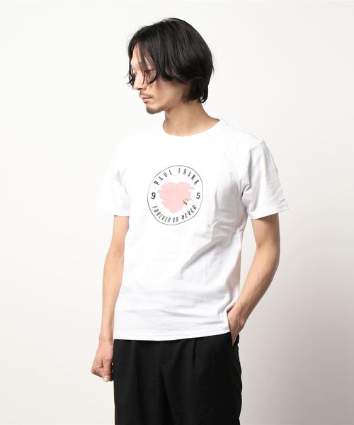 Paul Frank（ポールフランク）の「ハートTシャツ（Tシャツ/カットソー・メンズ・ホワイト/ブラック・LL/M/L）」の3枚目の写真