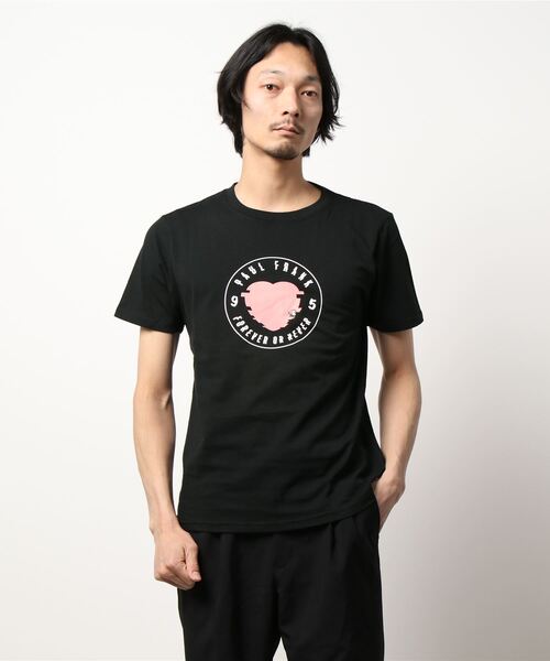 Paul Frank（ポールフランク）の「ハートTシャツ（Tシャツ/カットソー・メンズ・ホワイト/ブラック・LL/M/L）」の7枚目の写真