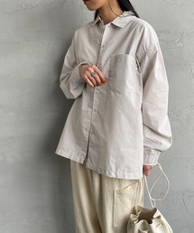 [DANTON/ダントン] コットンブロード ドットボタンストライプシャツ