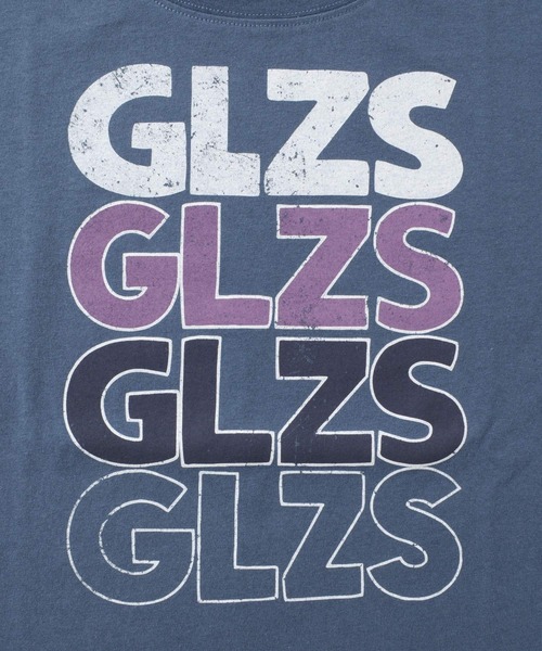 GLAZOS(グラソス)の「天竺・ドロップショルダーヴィンテージロゴ長袖Tシャツ(Tシャツ/カットソー・キッズ・イエロー/エメラルド/ブルー・130cm/140cm/150cm/160cm/170cm)」の10枚目の写真
