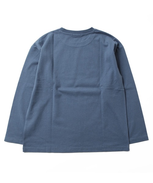 GLAZOS(グラソス)の「天竺・ドロップショルダーヴィンテージロゴ長袖Tシャツ(Tシャツ/カットソー・キッズ・イエロー/エメラルド/ブルー・130cm/140cm/150cm/160cm/170cm)」の16枚目の写真