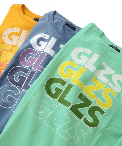 GLAZOS(グラソス)の「天竺・ドロップショルダーヴィンテージロゴ長袖Tシャツ(Tシャツ/カットソー・キッズ・イエロー/エメラルド/ブルー・130cm/140cm/150cm/160cm/170cm)」の15枚目の写真