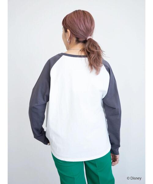 Disney（ディズニー）の「ラグランプリントカットプルオーバー/Mickey（Tシャツ/カットソー・レディース・オフホワイト・FREE）」の10枚目の写真