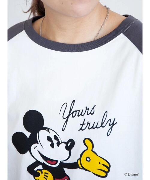 Disney（ディズニー）の「ラグランプリントカットプルオーバー/Mickey（Tシャツ/カットソー・レディース・オフホワイト・FREE）」の20枚目の写真