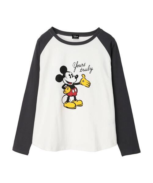 Disney（ディズニー）の「ラグランプリントカットプルオーバー/Mickey（Tシャツ/カットソー・レディース・オフホワイト・FREE）」の18枚目の写真