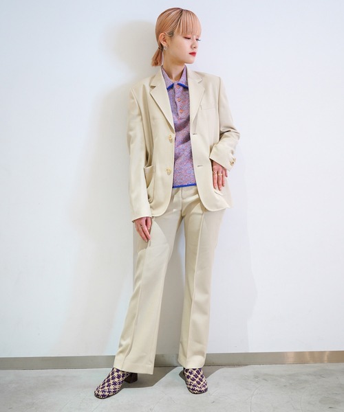 パンツ G.V.G.V. SEAMED FLARED PANTS G.V.G.V.（ジーヴィージーヴィー）の「SEAMED FLARED PANTS