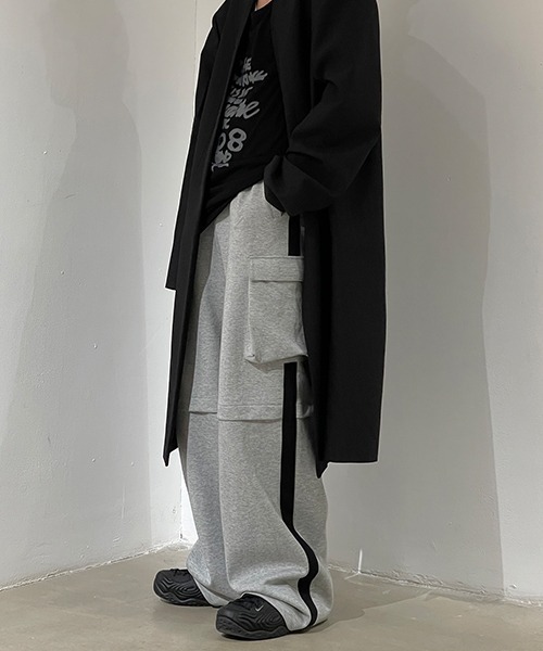 MASONPRINCE(メイソンプリンス)の「【MASONPRINCE】Cargo design sweatpants XXK4115(スウェットパンツ・メンズ・グレー/グリーン/ブラック・S/L/M)」の10枚目の写真