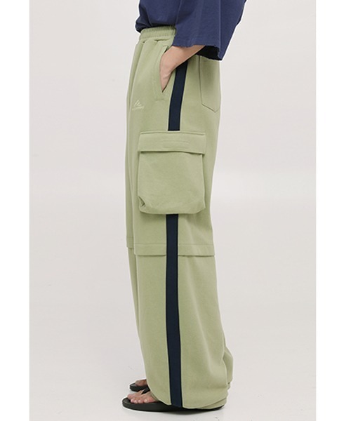 MASONPRINCE(メイソンプリンス)の「【MASONPRINCE】Cargo design sweatpants XXK4115(スウェットパンツ・メンズ・グレー/グリーン/ブラック・S/L/M)」の12枚目の写真