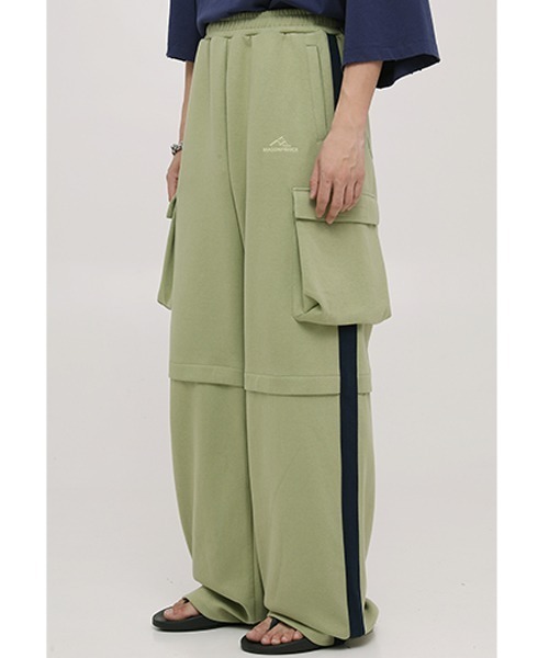 MASONPRINCE(メイソンプリンス)の「【MASONPRINCE】Cargo design sweatpants XXK4115(スウェットパンツ・メンズ・グレー/グリーン/ブラック・S/L/M)」の13枚目の写真