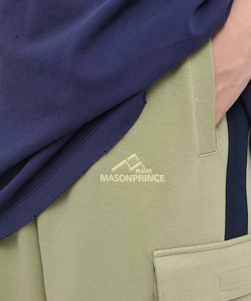MASONPRINCE(メイソンプリンス)の「【MASONPRINCE】Cargo design sweatpants XXK4115(スウェットパンツ・メンズ・グレー/グリーン/ブラック・S/L/M)」の15枚目の写真