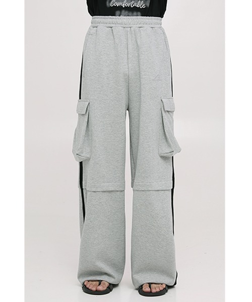 MASONPRINCE(メイソンプリンス)の「【MASONPRINCE】Cargo design sweatpants XXK4115(スウェットパンツ・メンズ・グレー/グリーン/ブラック・S/L/M)」の17枚目の写真