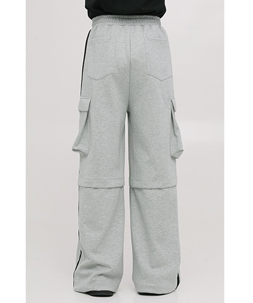 MASONPRINCE(メイソンプリンス)の「【MASONPRINCE】Cargo design sweatpants XXK4115(スウェットパンツ・メンズ・グレー/グリーン/ブラック・S/L/M)」の19枚目の写真