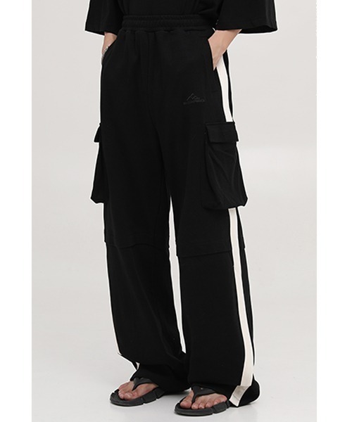 MASONPRINCE(メイソンプリンス)の「【MASONPRINCE】Cargo design sweatpants XXK4115(スウェットパンツ・メンズ・グレー/グリーン/ブラック・S/L/M)」の22枚目の写真
