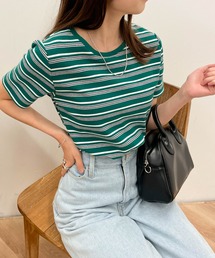 WEGO/リブショートT