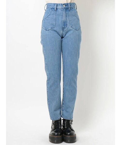 jouetie(ジュエティ)の「バックZIPフレアデニム(デニムパンツ・レディース・ライトブルー/ブラック・SMALL/MEDIUM)」の16枚目の写真