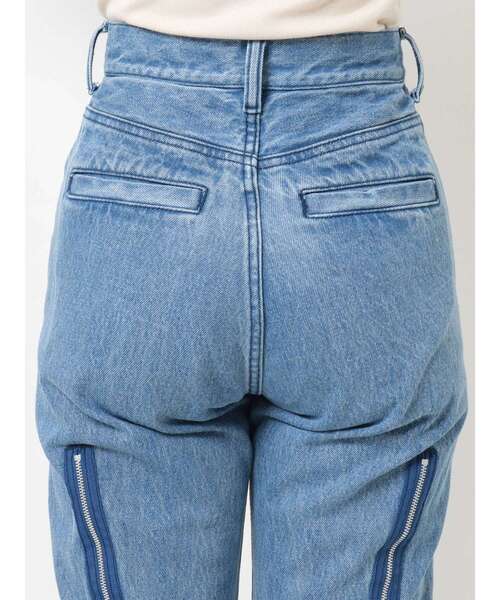 jouetie(ジュエティ)の「バックZIPフレアデニム(デニムパンツ・レディース・ライトブルー/ブラック・SMALL/MEDIUM)」の20枚目の写真