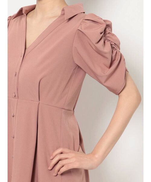 RESEXXY（リゼクシー）の「ドレープミニシャツワンピース（シャツワンピース・レディース・ピンク/ブラック/ホワイト・FREE）」の20枚目の写真