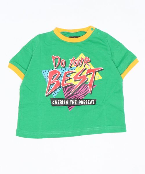 Life Support Products(ライフサポートプロダクツ)の「吸水速乾リンガープリントT(80~150cm)(Tシャツ/カットソー・キッズ・ライトブルー/ベージュ/グリーン/マスタード/オフホワイト/キナリ・110/90/100/130/150/140/120/95/80)」の5枚目の写真