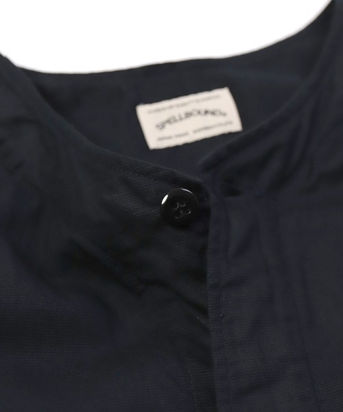 SPELLBOUND（スペルバウンド）の「[SPELLBOUND / スペルバウンド] 綿麻ボイルパナマ ミリタリーカディガン（カーディガン/ボレロ・メンズ・ネイビー/オリーブ・3/2）」の14枚目の写真