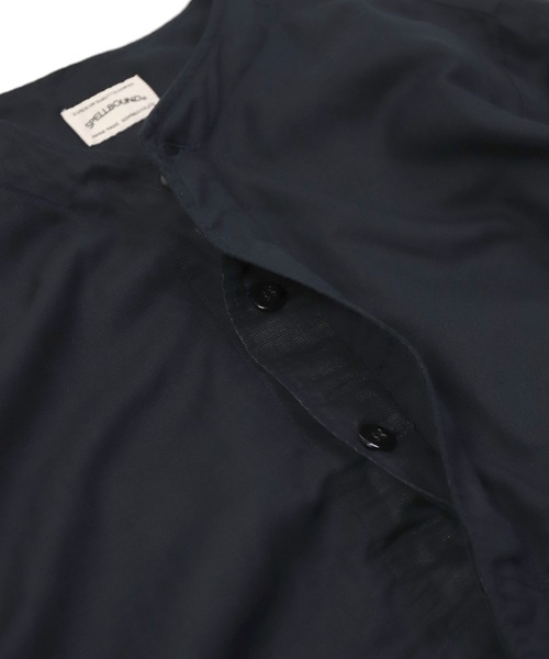 SPELLBOUND（スペルバウンド）の「[SPELLBOUND / スペルバウンド] 綿麻ボイルパナマ ミリタリーカディガン（カーディガン/ボレロ・メンズ・ネイビー/オリーブ・3/2）」の16枚目の写真