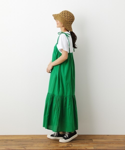 RODEO CROWNS WIDE BOWL(ロデオクラウンズワイドボウル)の「Tシャツセットキャミワンピース(ワンピース・レディース・ブラック/ライトパープル/グリーン・FREE)」の8枚目の写真
