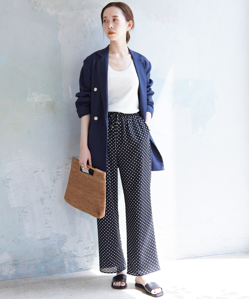 スローブイエナ　リネンジャケット SLOBE IENA（スローブイエナ）の「リネンテーラードジャケット