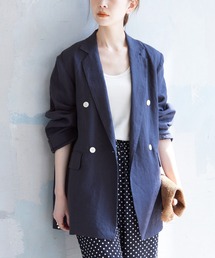 SLOBE IENA | リネンテーラードジャケット【手洗い可能】(テーラードジャケット)