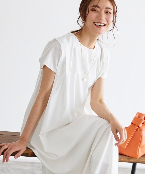 ショルダータックワンピース