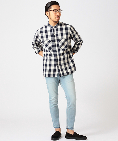 maccheronian(マカロニアン)の「◎maccheronian×BEAMS / 別注 スリッポン(スニーカー・メンズ・ホワイト/ブラック・40/42/41/43)」の12枚目の写真