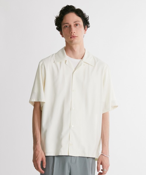 UNITED TOKYO（ユナイテッドトウキョウ）の「ベーシックオープンカラーシャツ（シャツ/ブラウス・メンズ・ブラック/オフホワイト/カーキ/ミント/ブルー・1/2/4/3）」の7枚目の写真